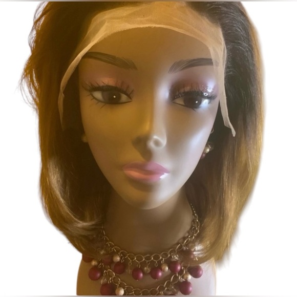 Lace Front Brazilian Remy Human Hair Wig 12” - Picture 2 of 12